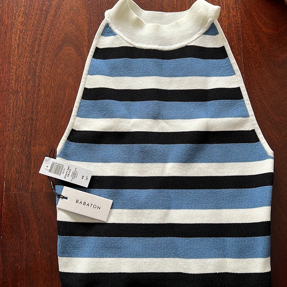 aritzia sculpt knit halter top